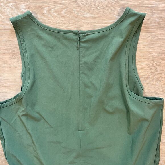 Athleta Brooklyn Jumpsuit Green-Size 6 - Picture 7 of 10
